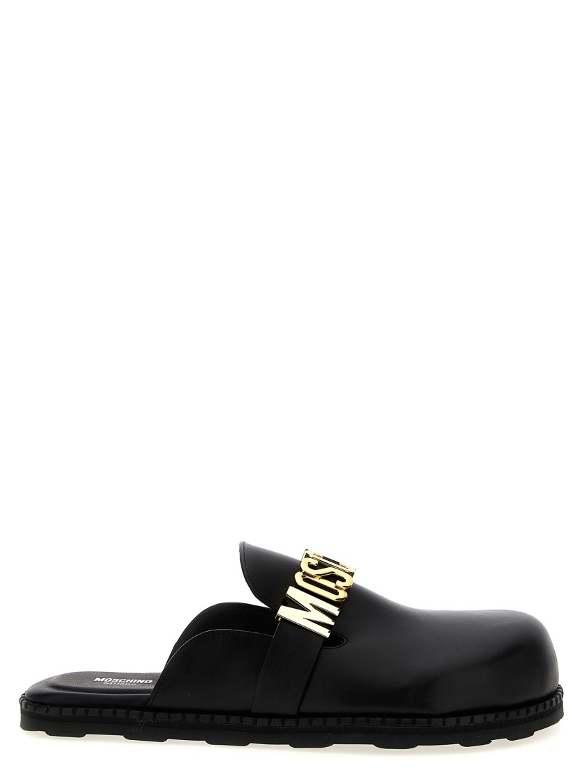 【MOSCHINO】Birky Sabots Moschino 'birky' Sabots In Black | ModeSens