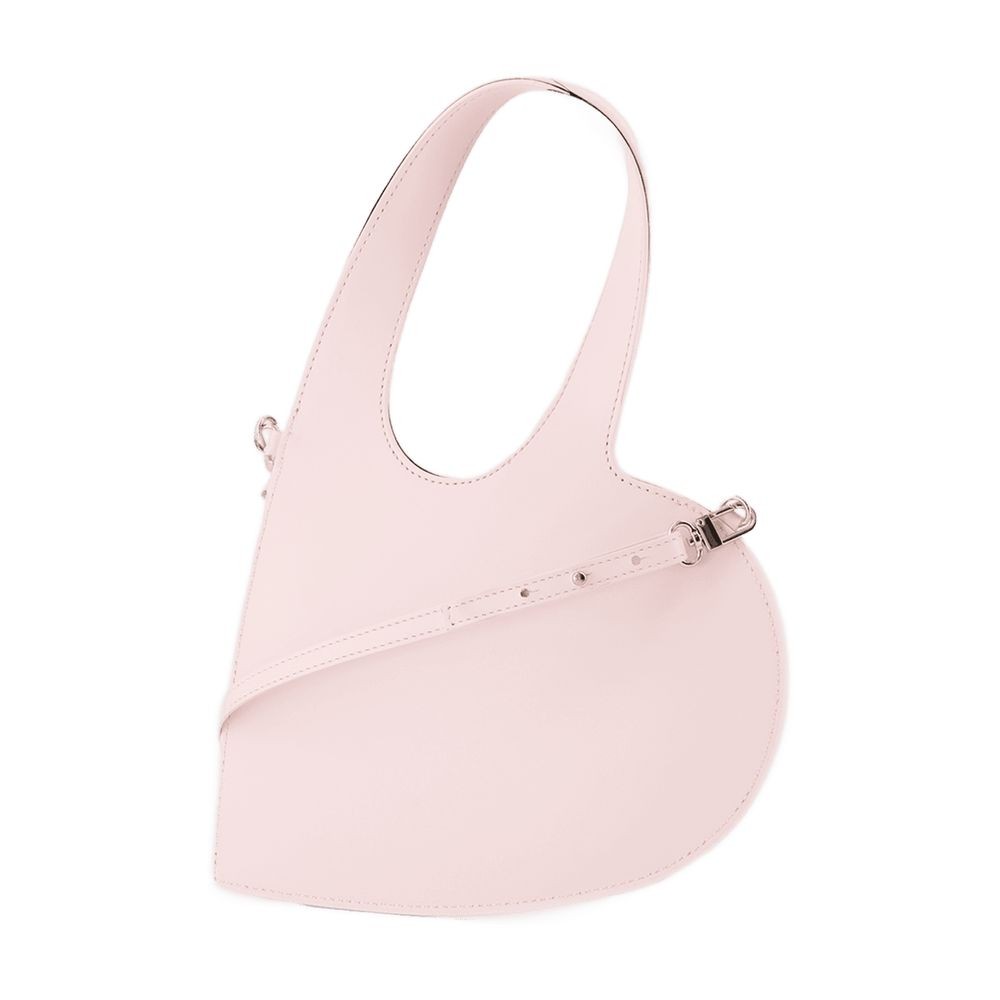 Shop Coperni Baby Heart Crossbody - Leather - Pink