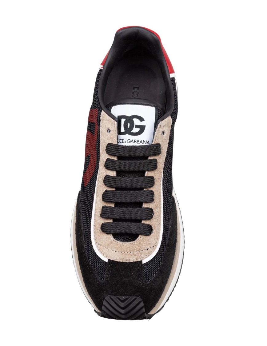 Dolce & Gabbana Dg Cushion Sneaker Sneakers Multicolor In Black