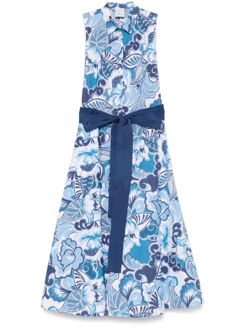 Sara Roka Sleeveless Dress In Multi