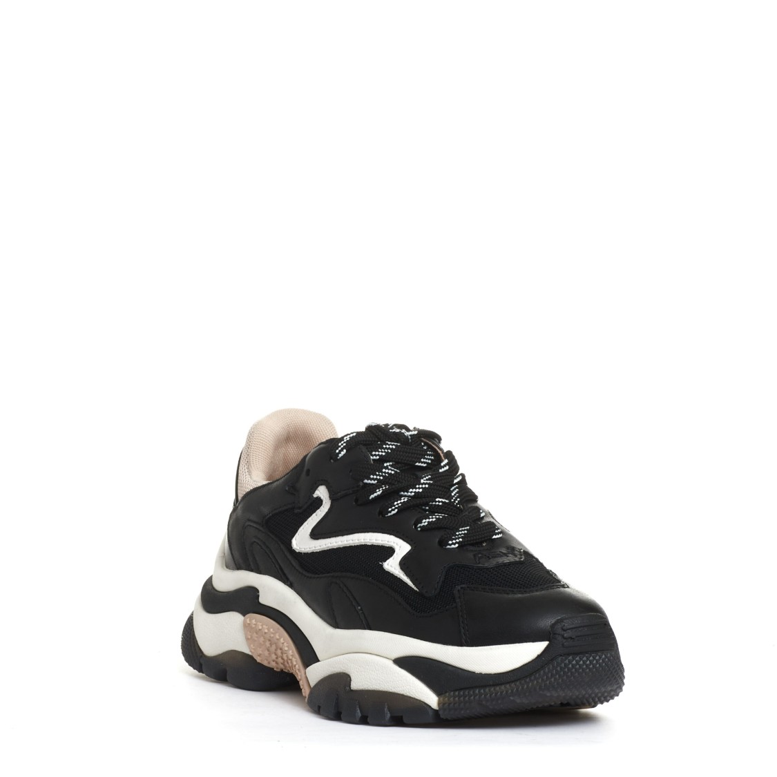 Ash Lace-up Low-cut Sneakers In White