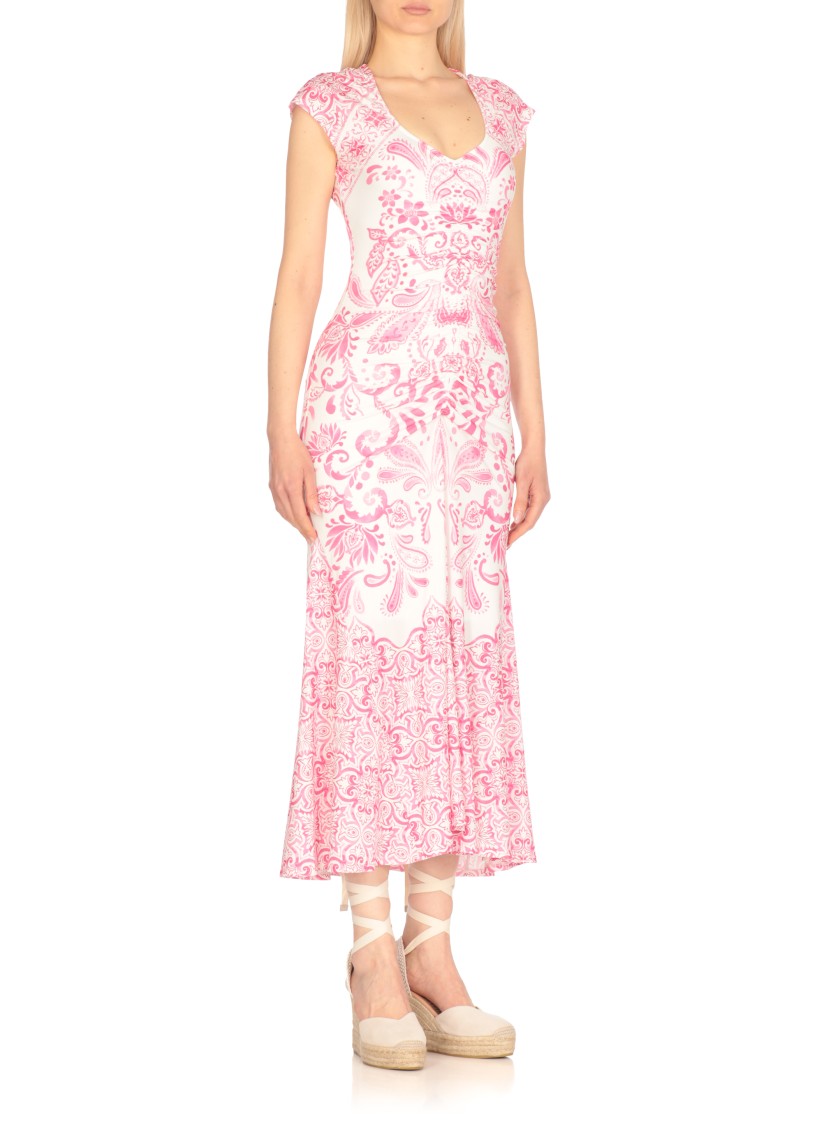 Hale Bob Floral Pattern Maxi Dress