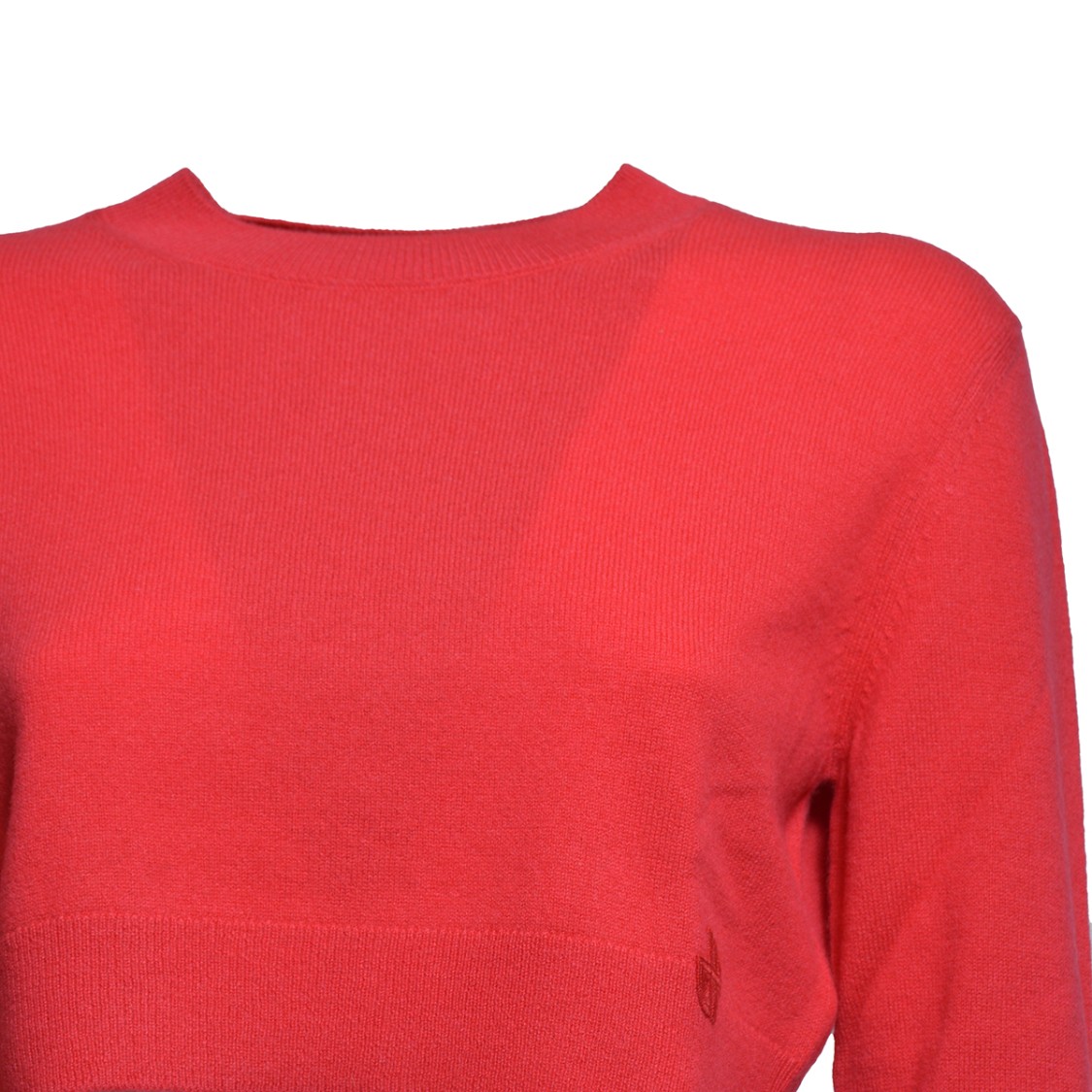Shop Patou Wool Cashmere Cropped Sweater - Fuchsia