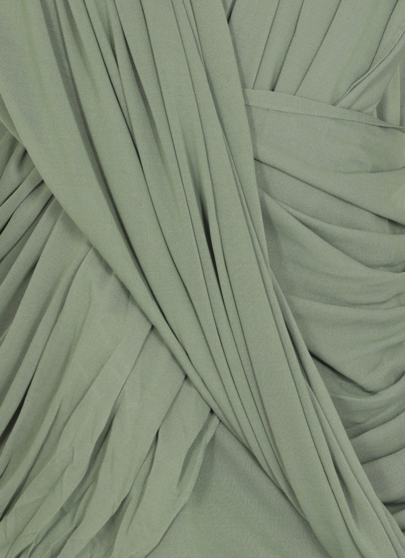 Lanvin Viscose And Silk Top In Green