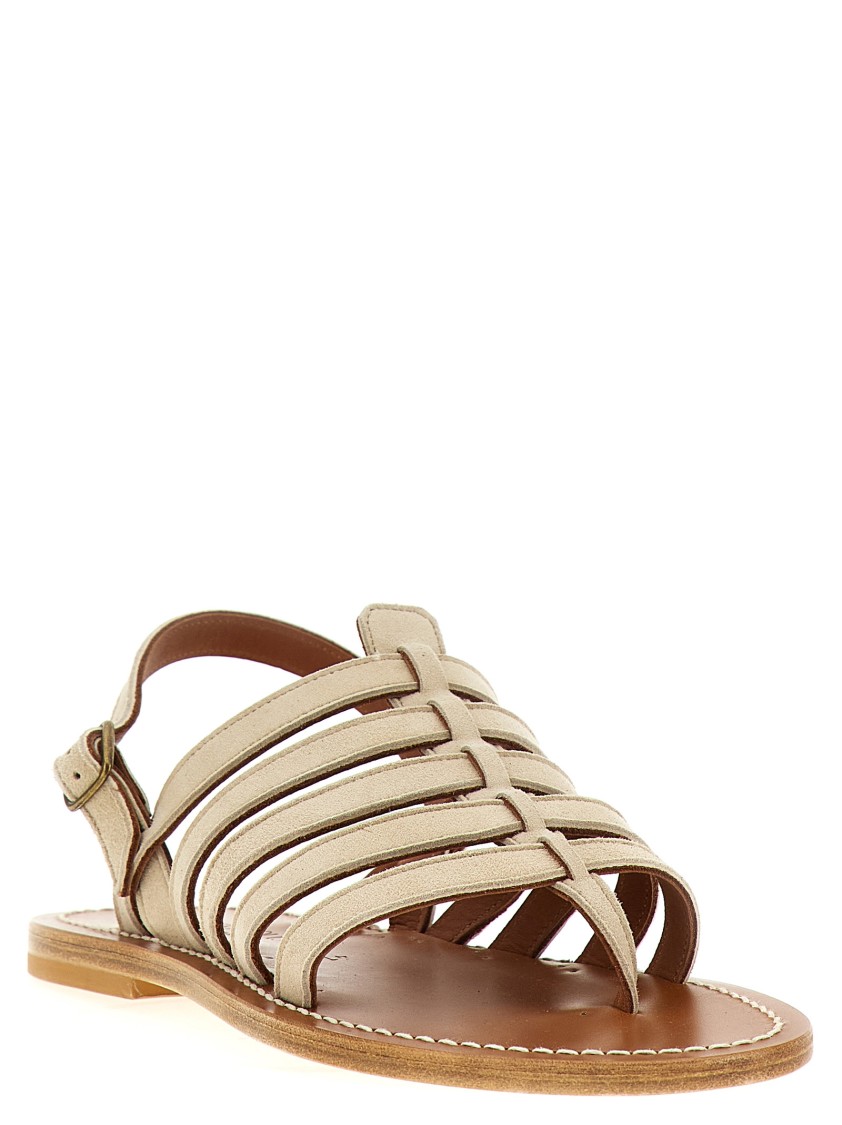K.jacques Saint Tropez Homere Sandals Beige In Neutral