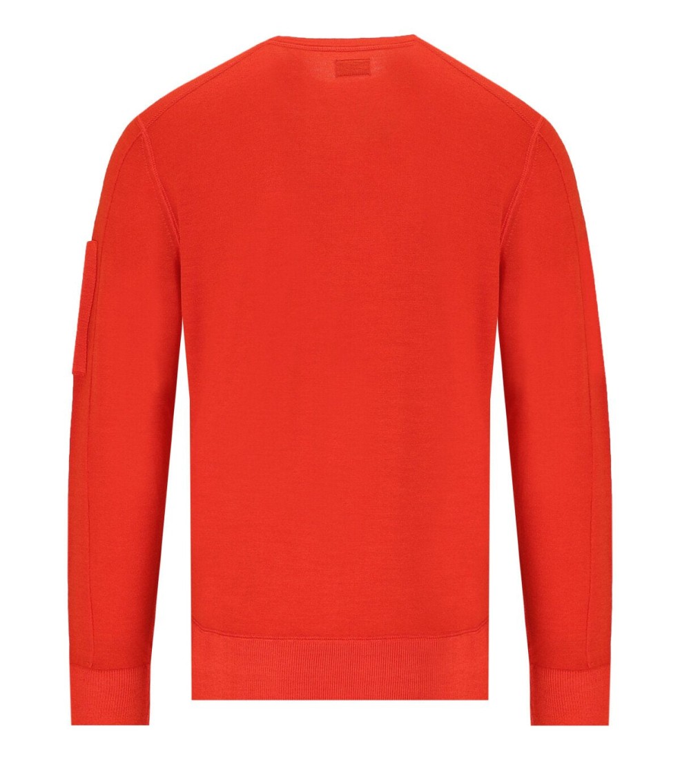 C.p. Company C. P. Company Man Sweater Orange Size 40 Wool In Red