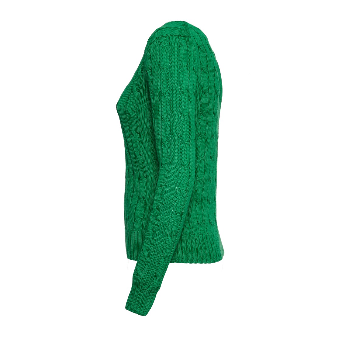 Polo Ralph Lauren Cable Knit Pullover With Contrasting Embroidered Logo