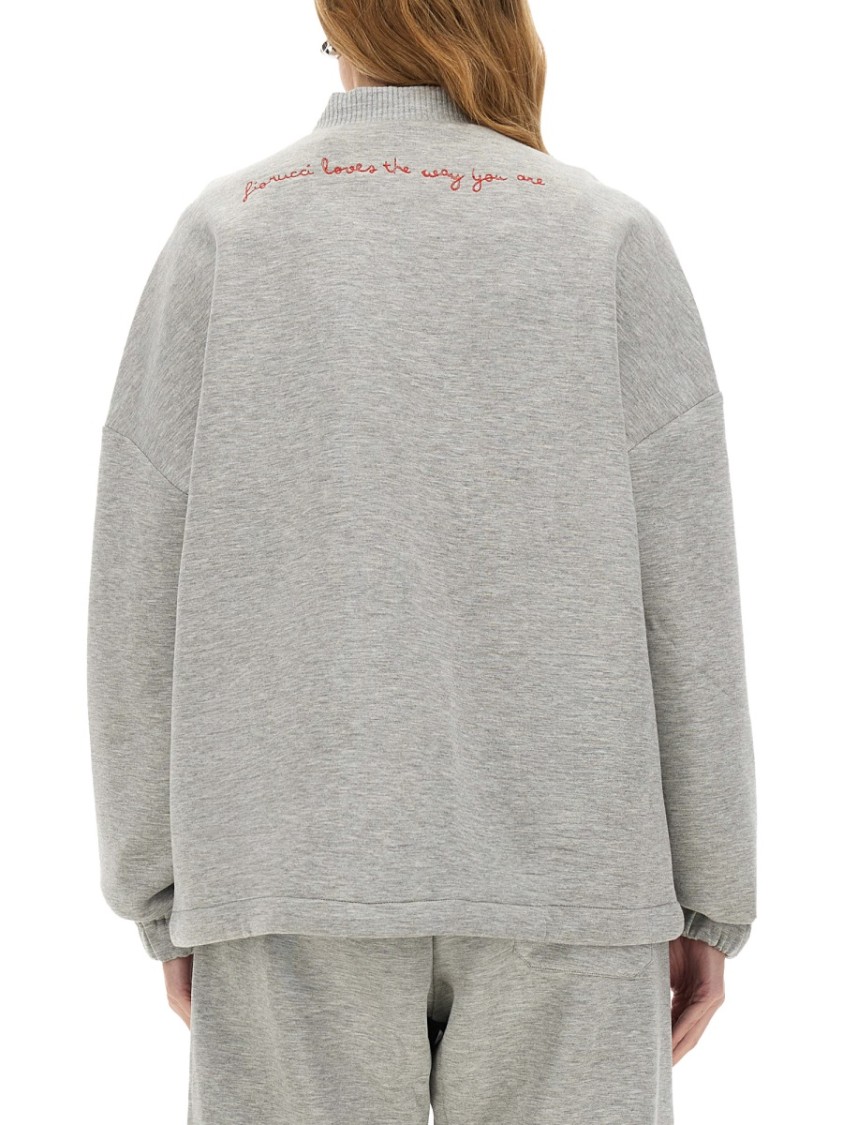 Fiorucci Zippered Sweatshirt "angel"