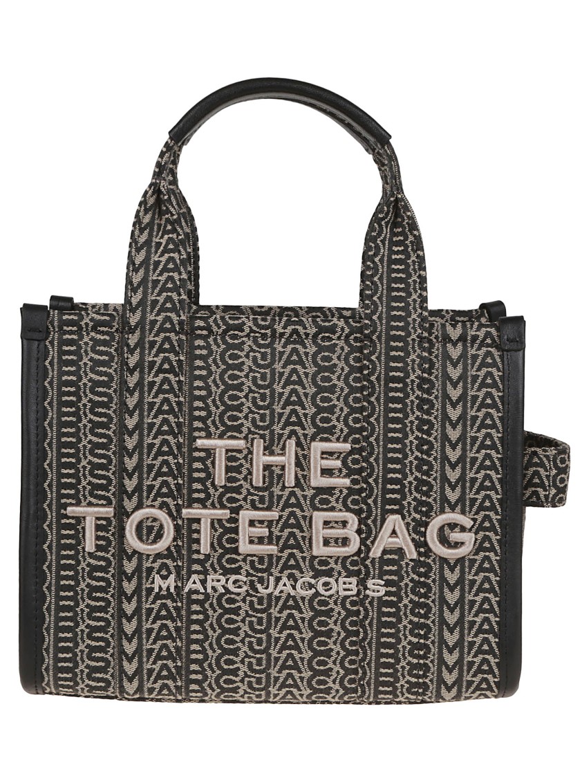 Marc Jacobs Medium Jacquard Tote Bag With Embroidered Monogram