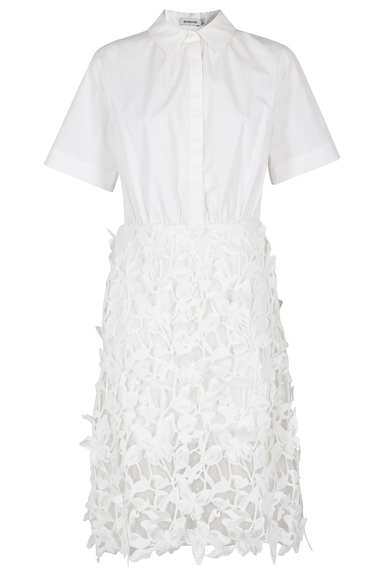 Simkhai Colette Applique Midi Dress