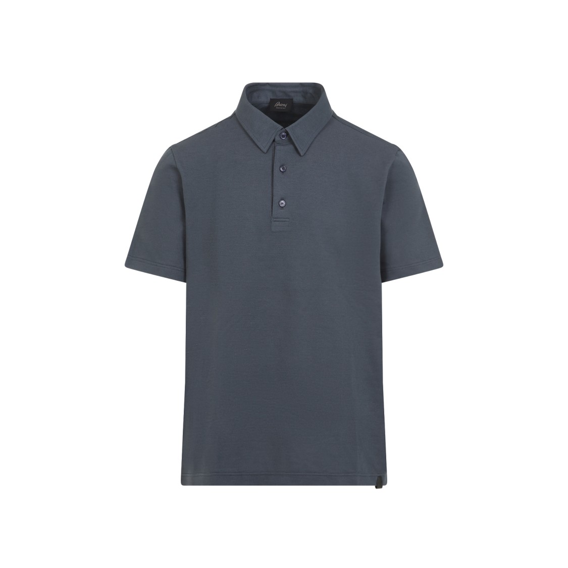 Brioni Short-sleeved Polo T-shirt In Grey