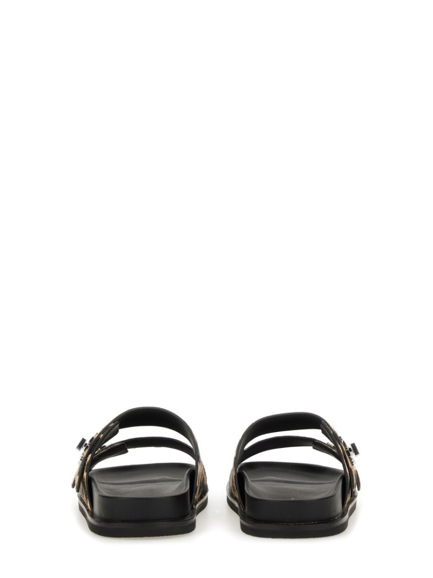 Tory Burch Sporty Slide Sandal With Twist Details Scarpe Basse Animalier