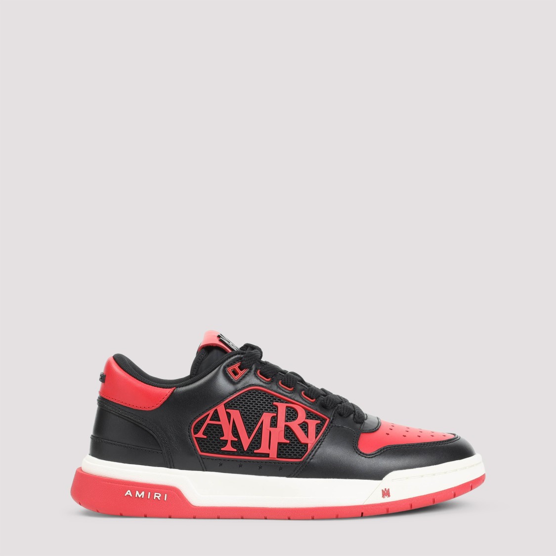 Amiri Low Top Sneakers With Round Toe And Perforated Patch