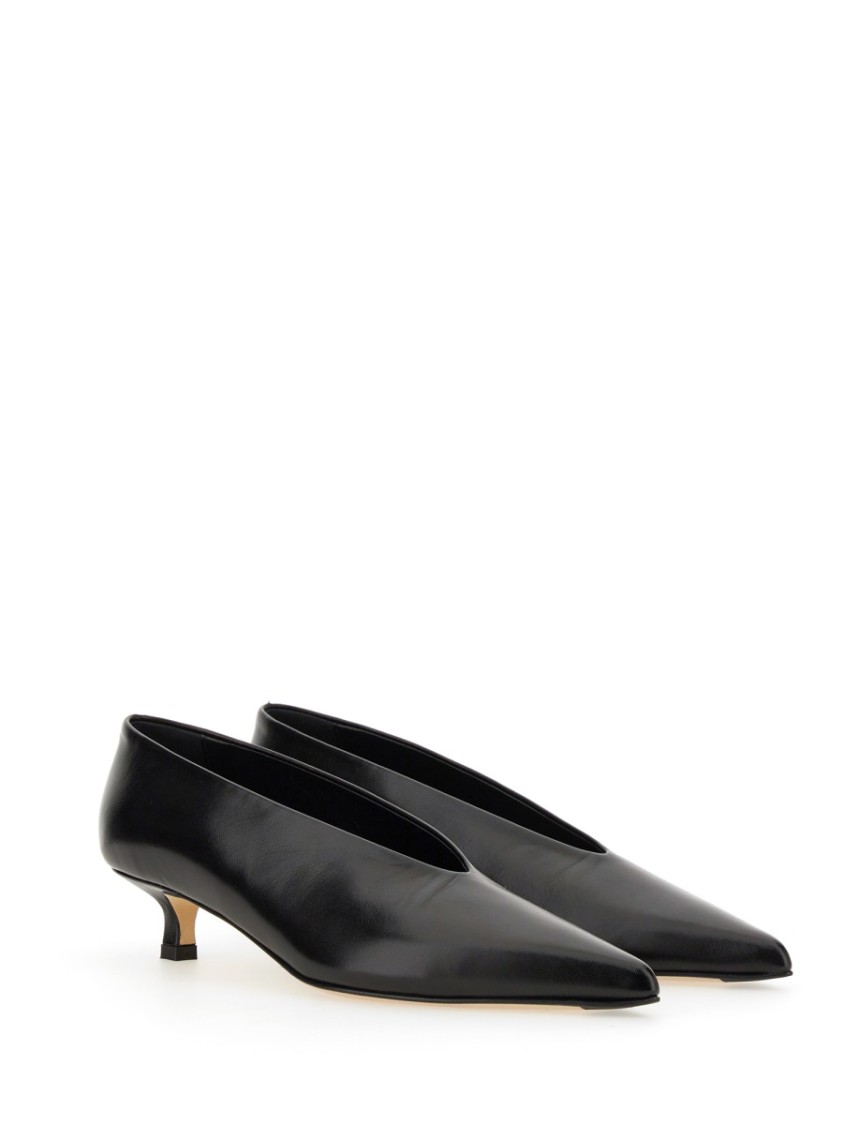 Aeyde Moa Leather Point-toe Flats