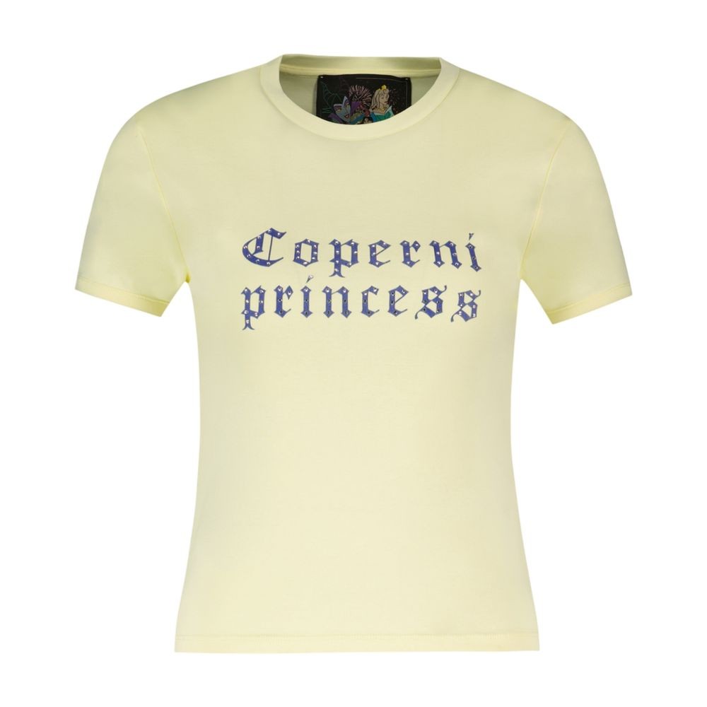 Coperni Yellow Disney 'princess' Slim-fit T-shirt In Yellow