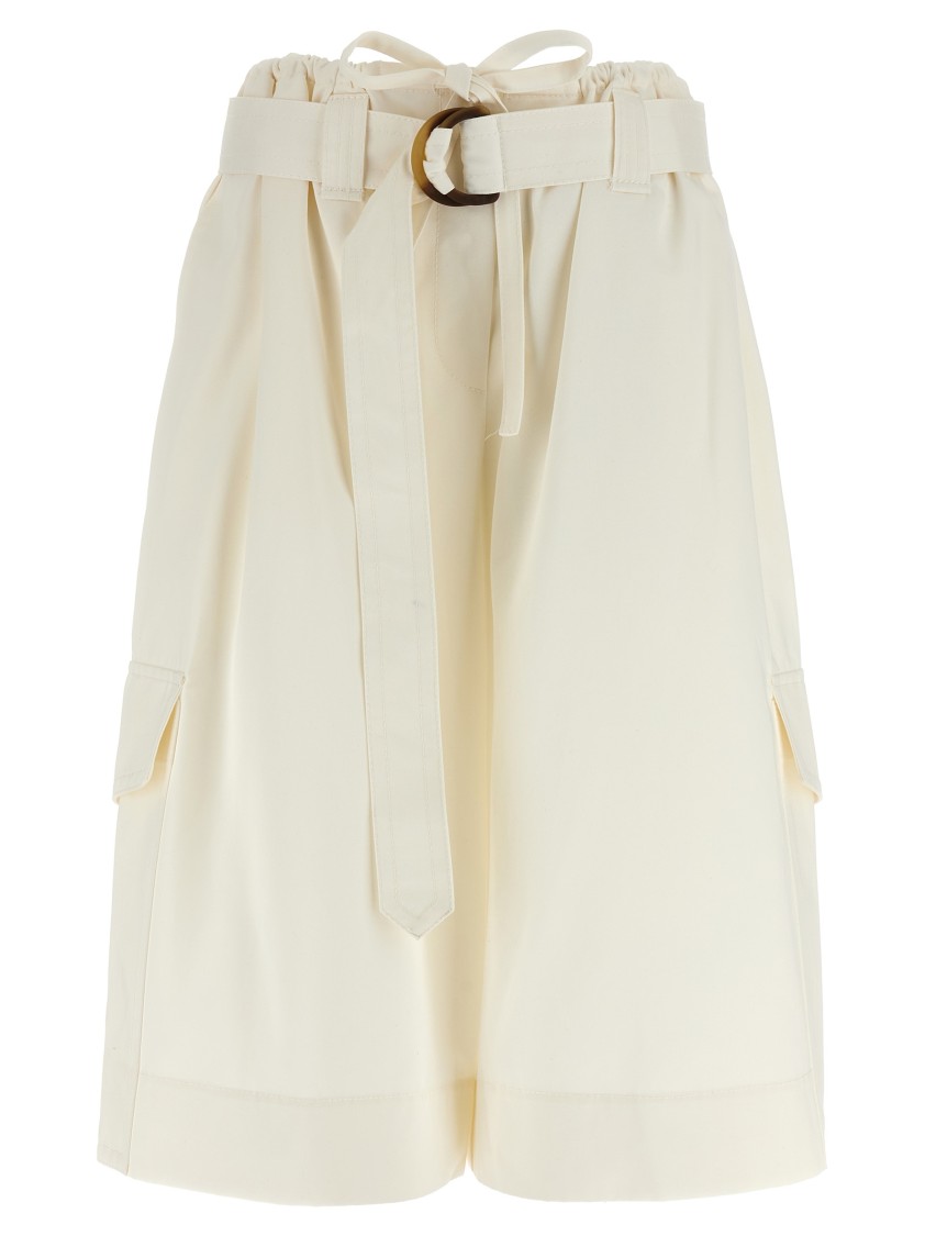 Zimmermann 'the Illuminate Bermuda Short' Bermuda Shorts In White