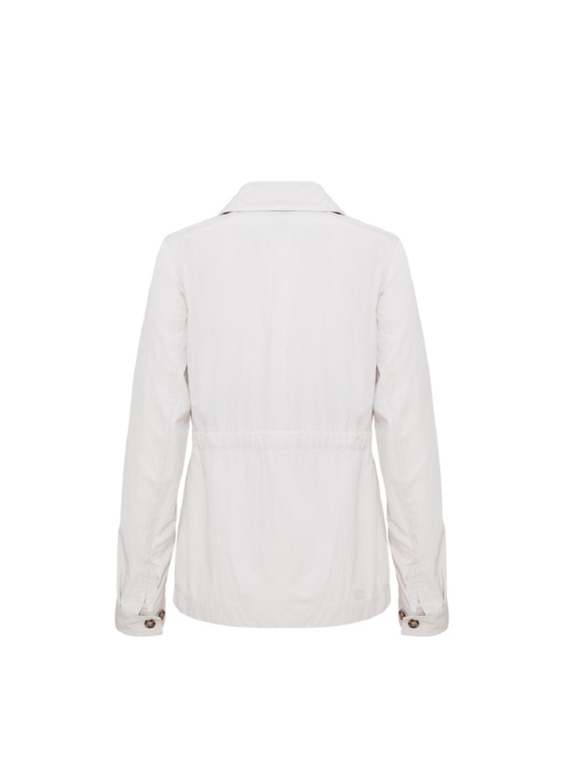 Colmar Originals Beige Safari Jacket With Reverse Collar In White