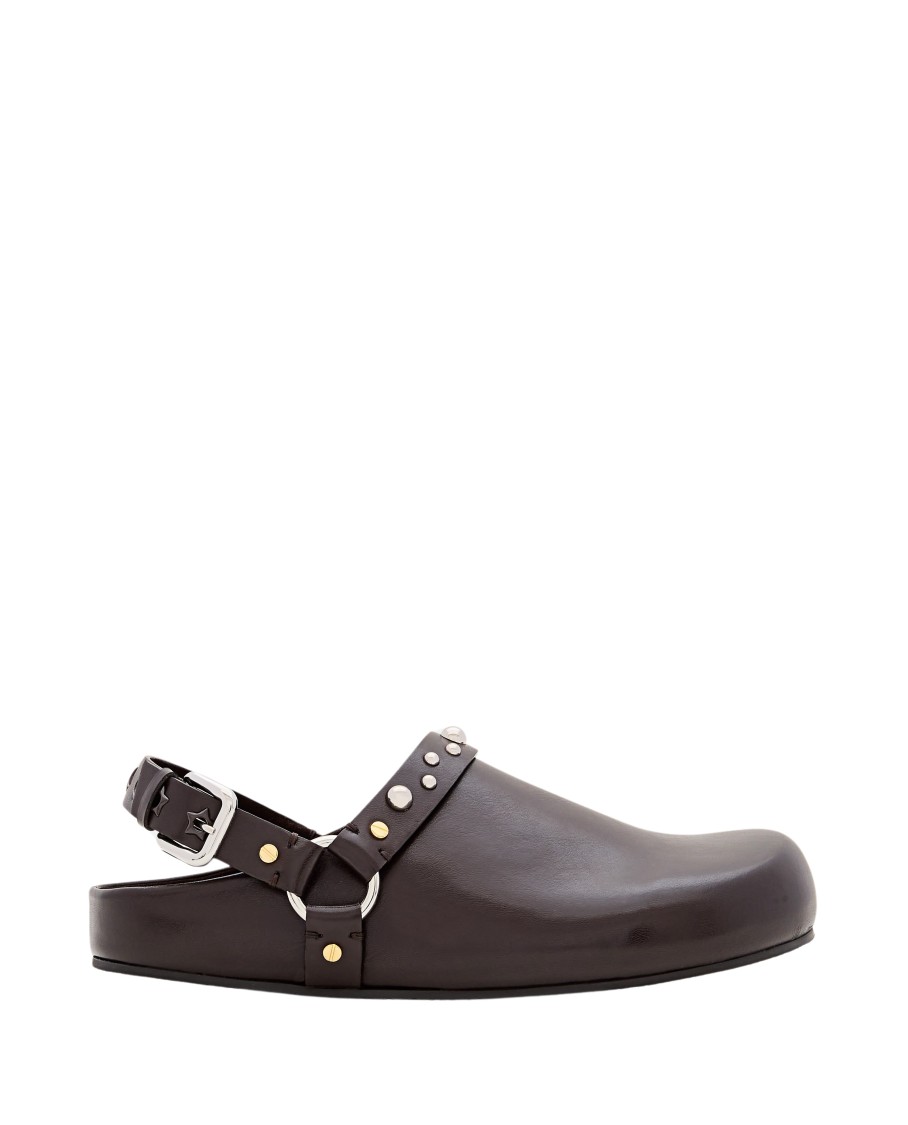 Stella Mccartney Elyse Alter Mat Slippers W/studs