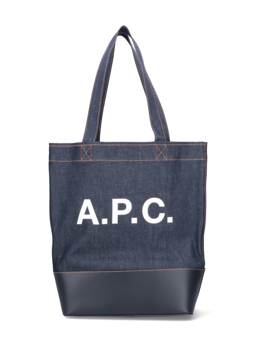 A.P.C. Axel Tote Bag  Blue