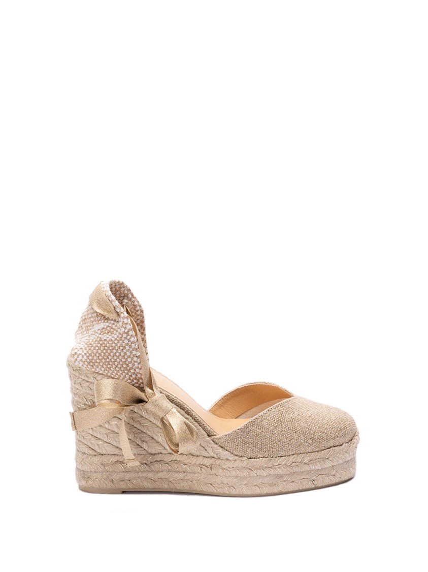 Castaã±er Castaner `chiara/8ed/032` Wedge Espadrilles In Gold