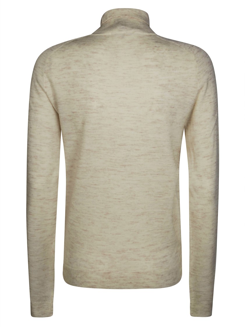 Jw Anderson J. W. Anderson Fitted Neutrals Turtleneck Jumper In Gray