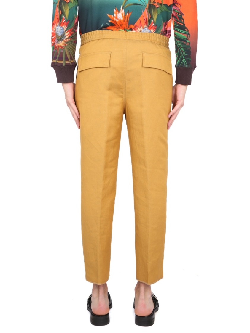Shop Etro York Pants In Orange