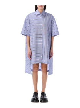 【送料&関税込】J.W. Anderson Patchwork Dress J. W. Anderson Patchwork Cotton Shirt Dress With Asymmetric