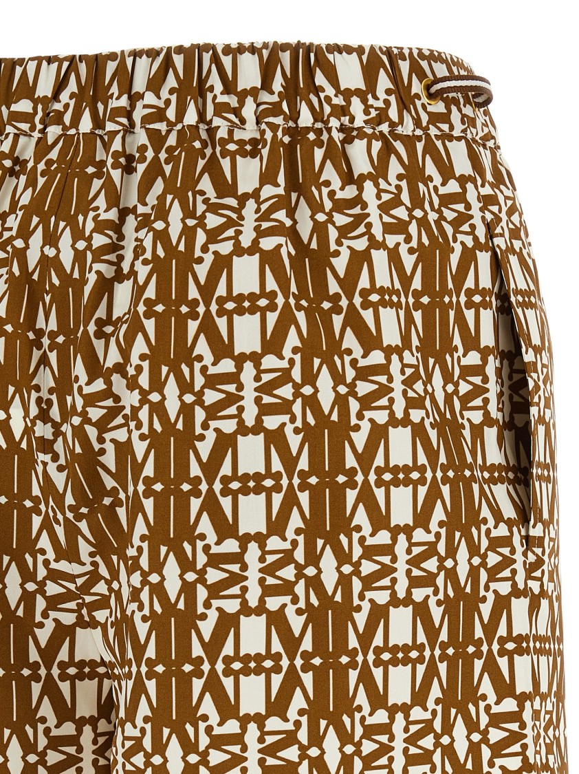Max Mara 'taiga' Shorts In Brown