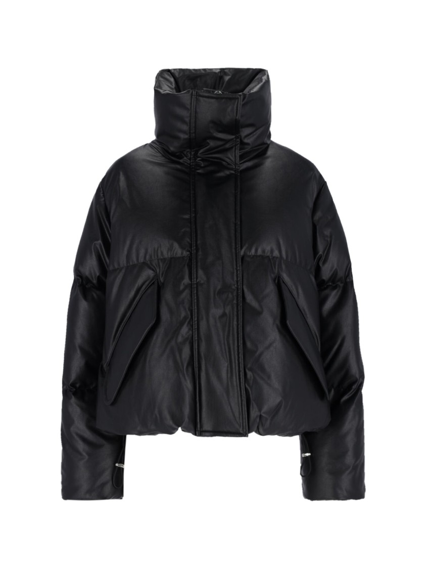 Mm6 Maison Margiela Pleather Puffer Jacket