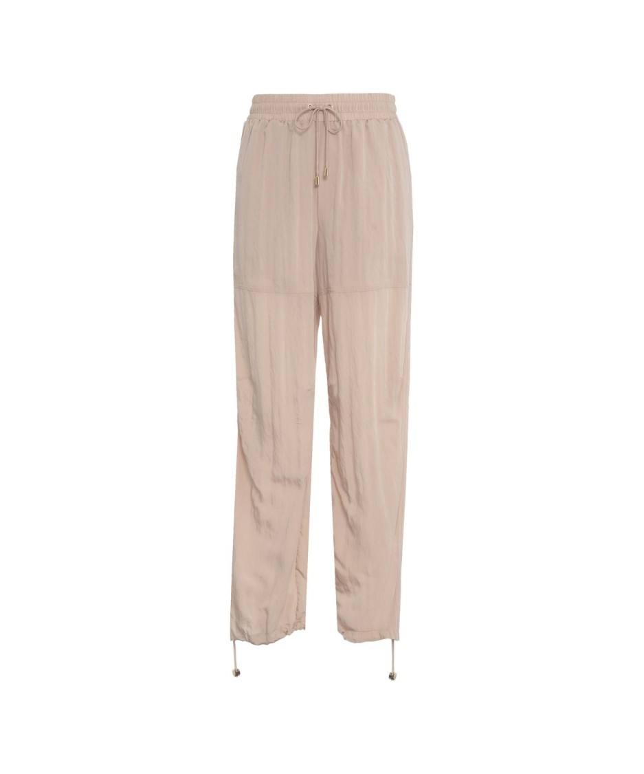 Liu •jo Liu Jo Viscose Blend Joggers With Elastic Drawstring