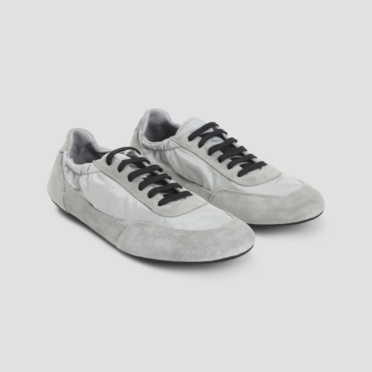 Prada Nube Calf Leather Collapse Sneakers THE LIST