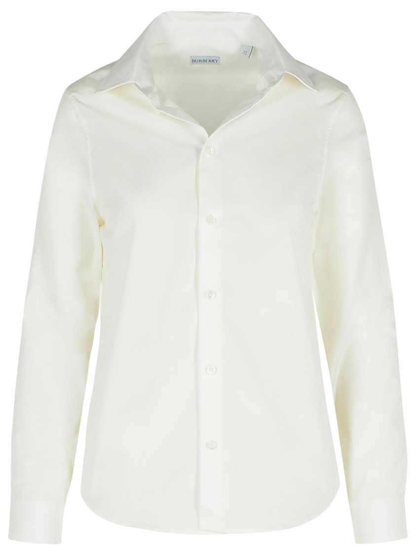 BURBERRY BURBERRY 'STRING' WHITE COTTON SHIRT