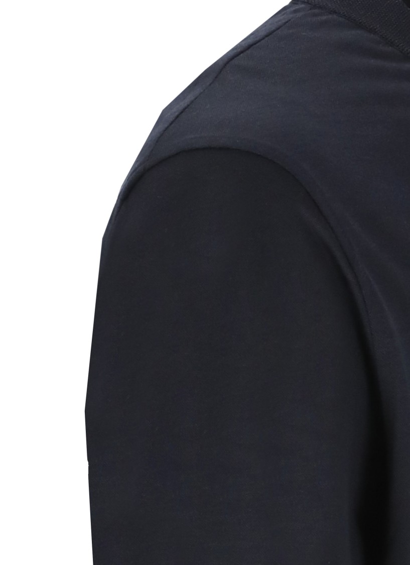 Shop Zegna Blue Cotton And Silk T-shirt