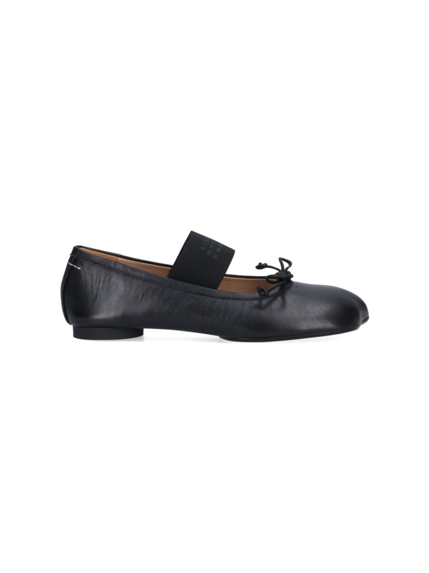 Shop Mm6 Maison Margiela Mm6 By Maison Margiela "anatomic" Ballerinas – Black