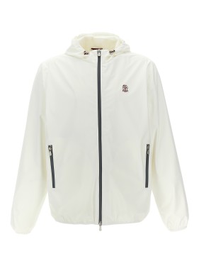 Brunello Cucinelli Garment-Dyed Cotton With Zip Closure