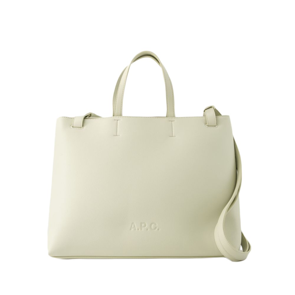 【関税込み】Market Small Shopper Bag - A.P.C. - Synthetic - Market Small shopper tote | Grained recycled leather-like