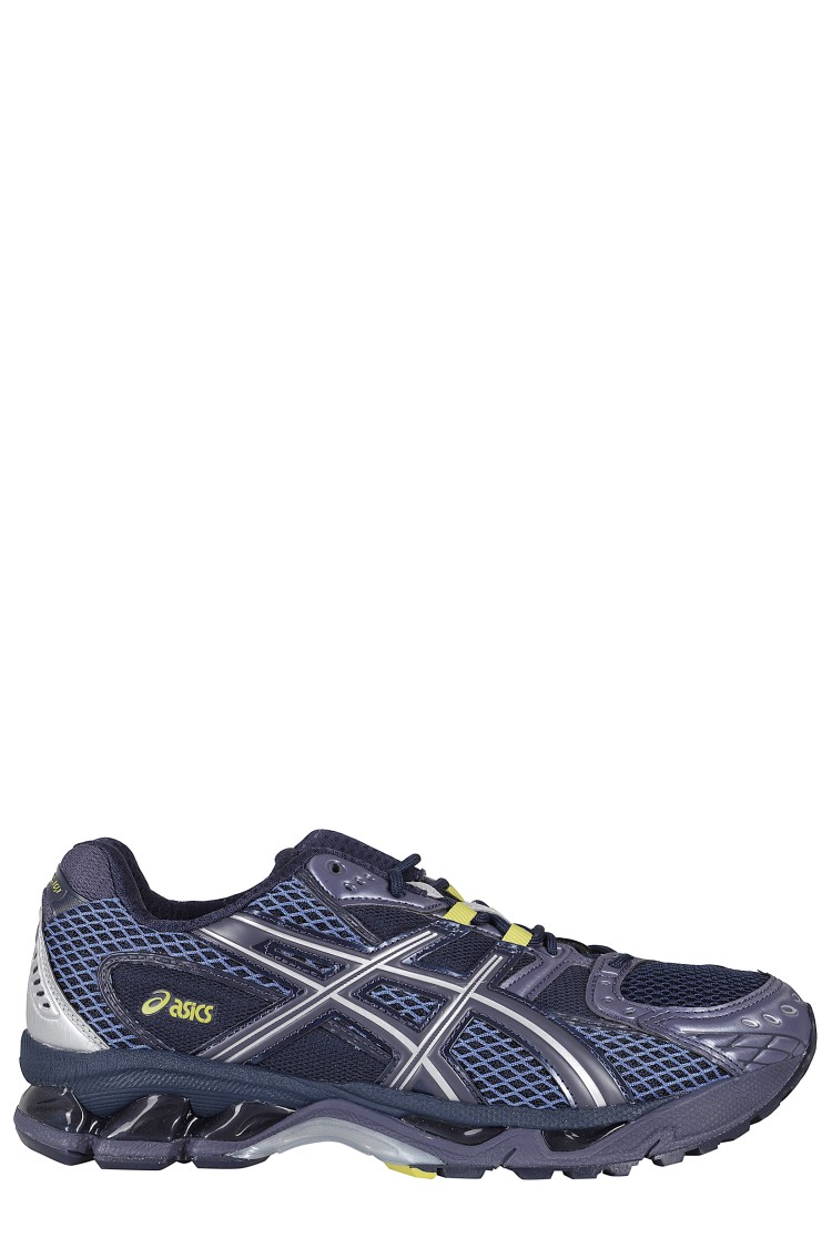 Asics Breathable Design Mesh Upper Sneakers In Blue