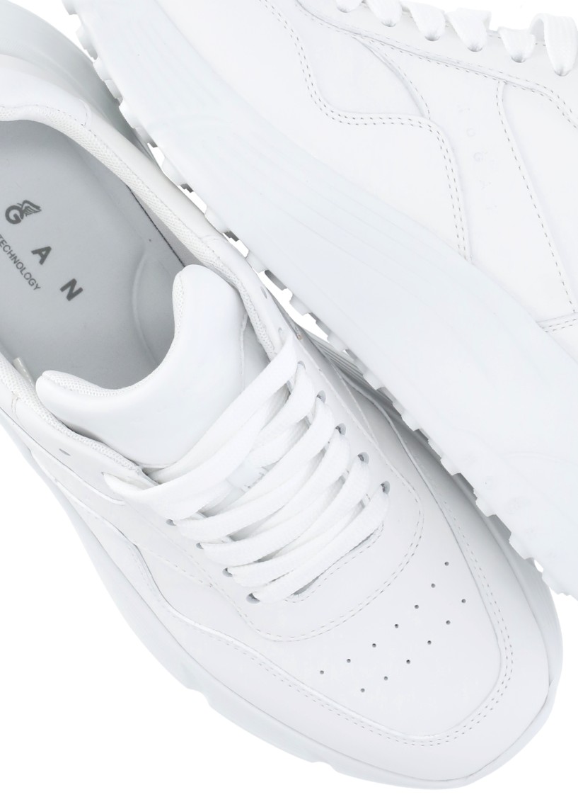 Shop Hogan White H669 Sneakers
