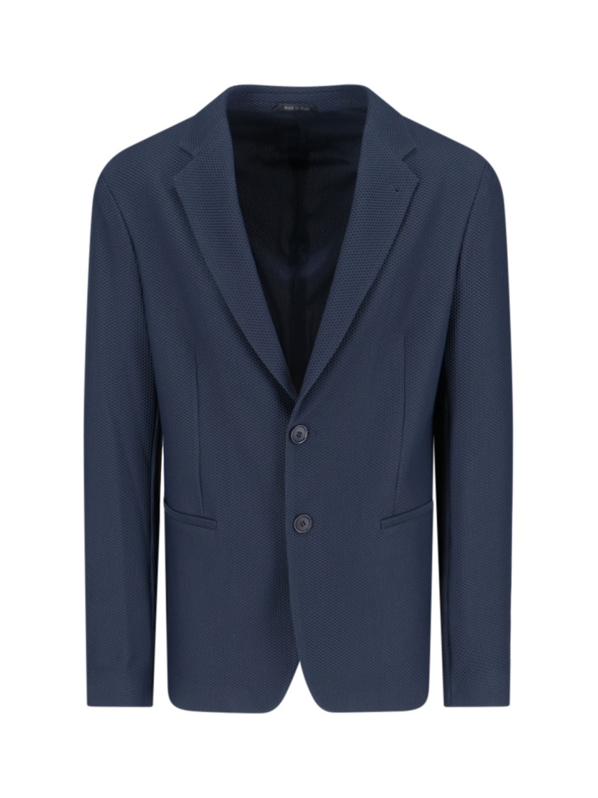 Giorgio Armani Tailored Jacket Textured Fabric