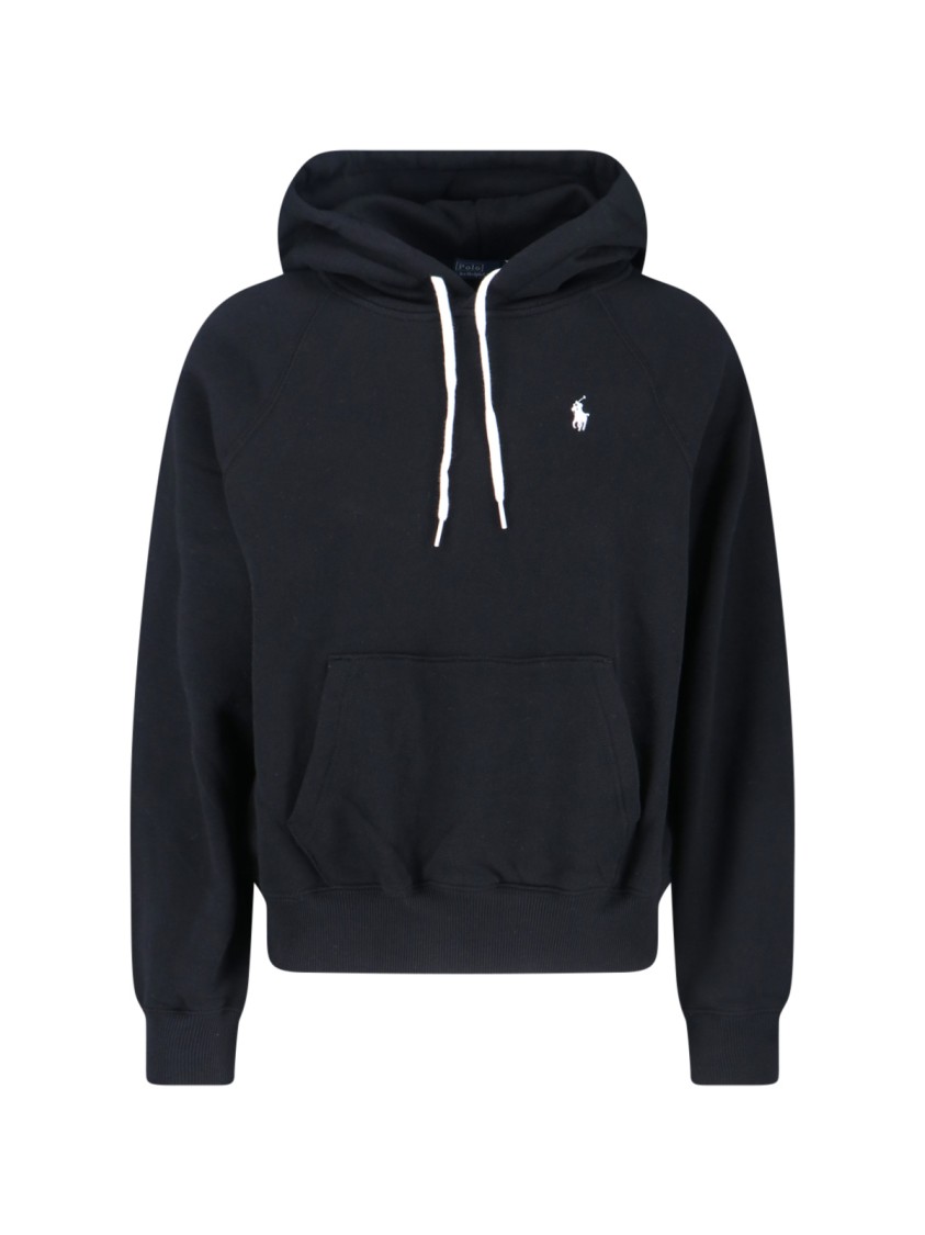 Polo Ralph Lauren Hooded Knitwear Drawstring Detail In Animal Print