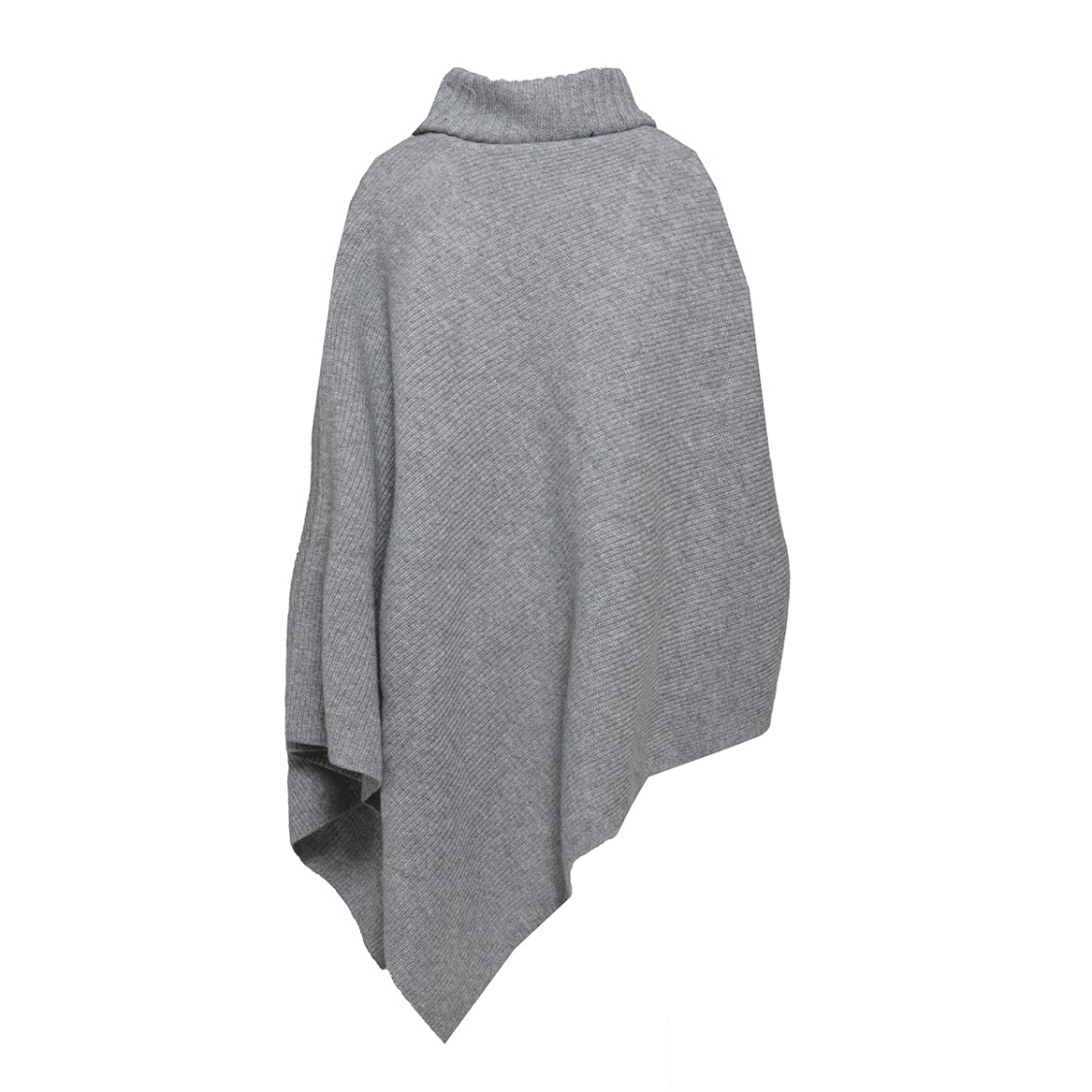 360cashmere 360 Cashmere Maude Poncho In Wool And Cashmere Blend - 4grey