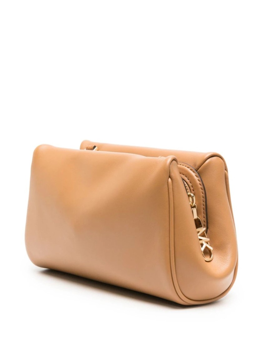 Michael Kors Medium Soft Tz Xbody In Brown