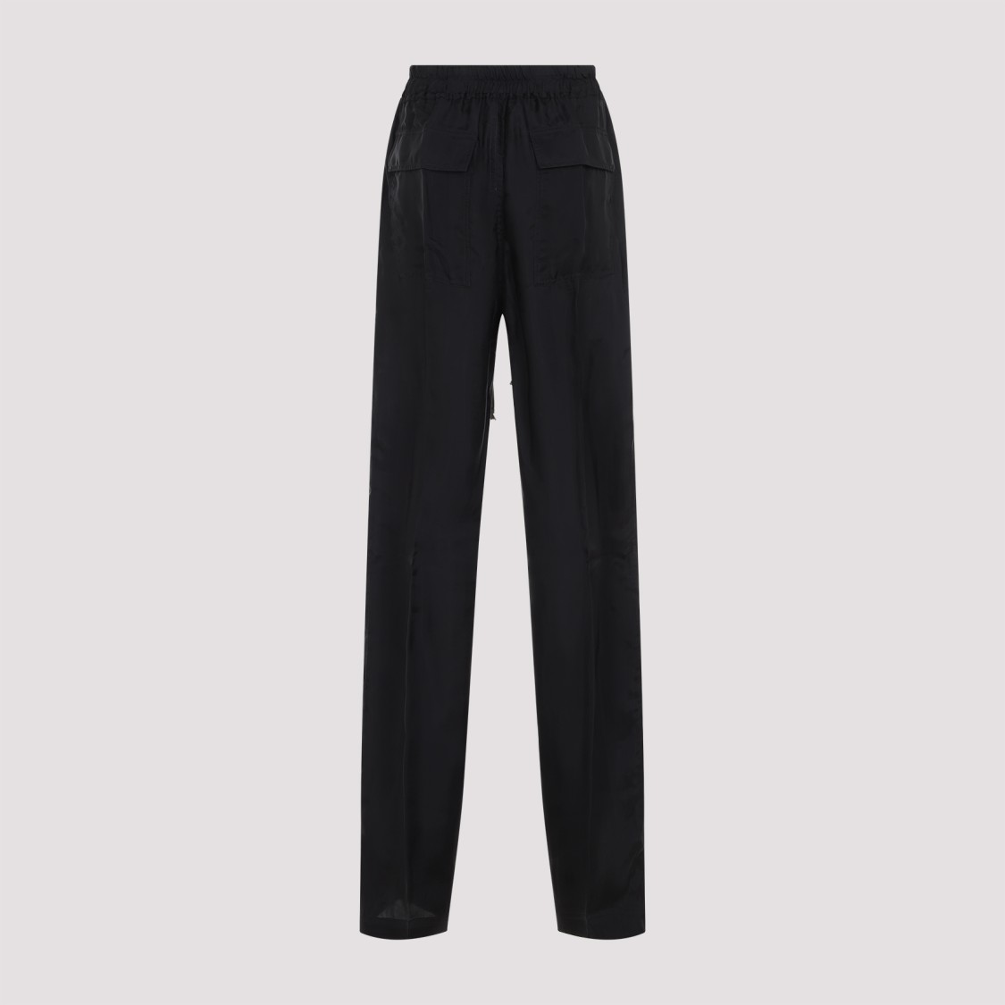 Shop Rick Owens Relaxed-fit Drawstring Pants With Aesthetic In Black