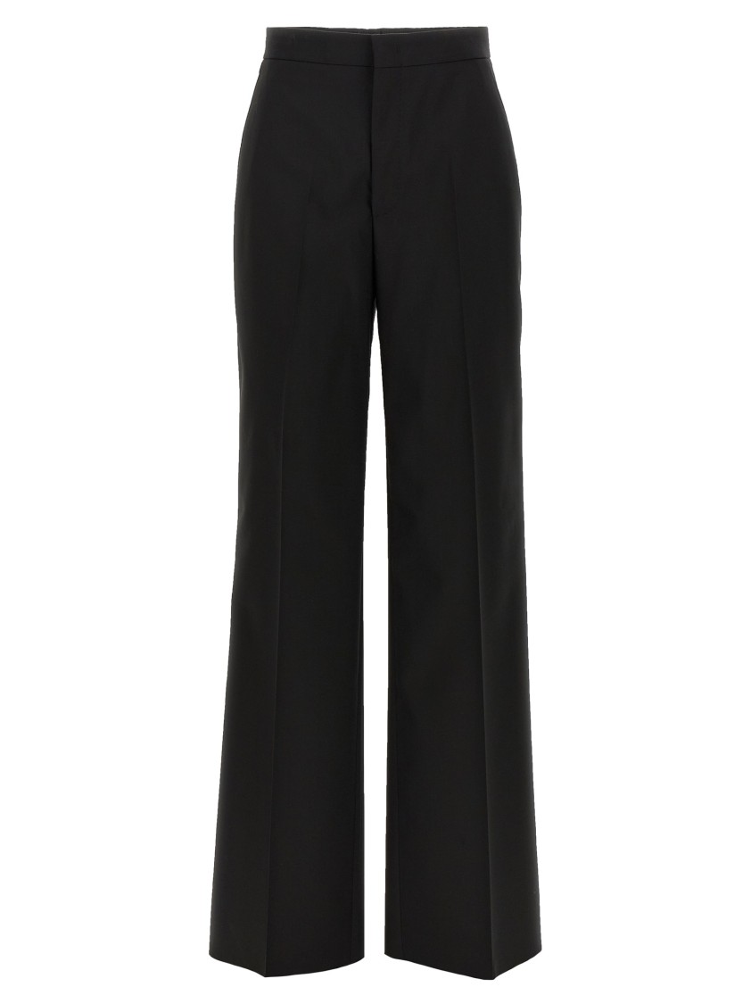 Tagliatore Double-breasted Wool Blend Suit With Tailored Trousers In Black