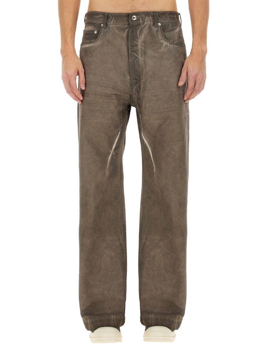 Shop Rick Owens Drkshdw Drkshdw By Rick Owens "geth" Jeans In Brown