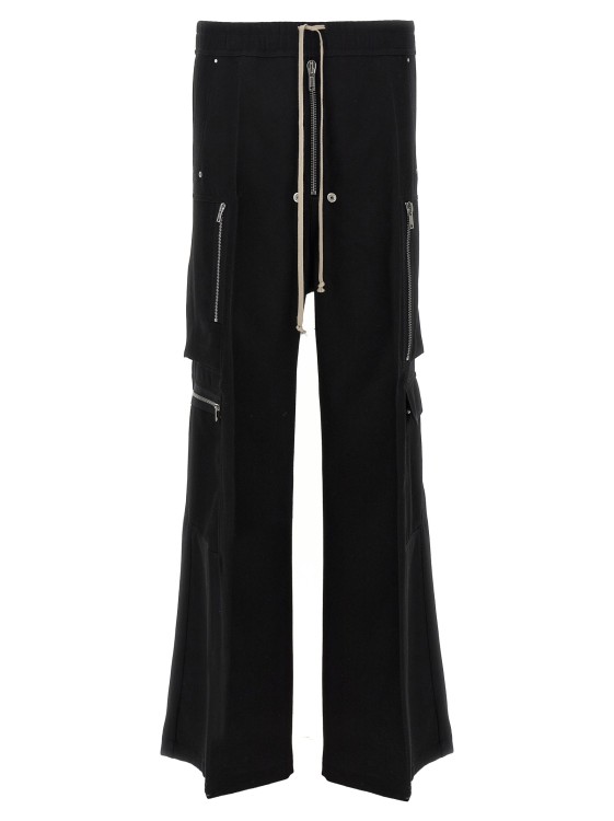 パンツ Rick Owens style Cargobelas-like pants Rick Owens 24AW Cargobelas Cargo Bella Coated Black Denim