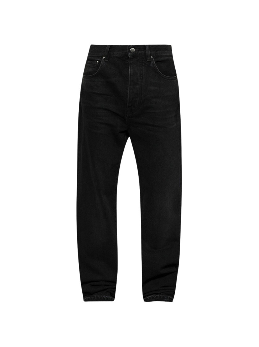 Shop Amiri Released Hem Straight Jean Vintage Black