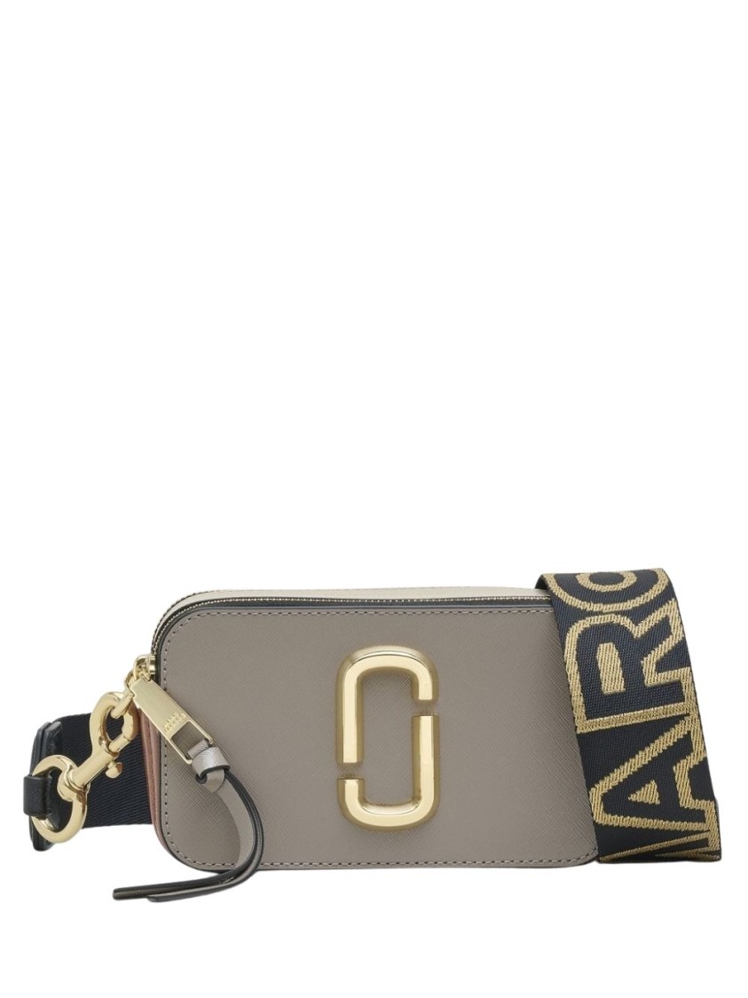 Marc Jacobs Snapshot Leather Cross-body Bag In Neutrals