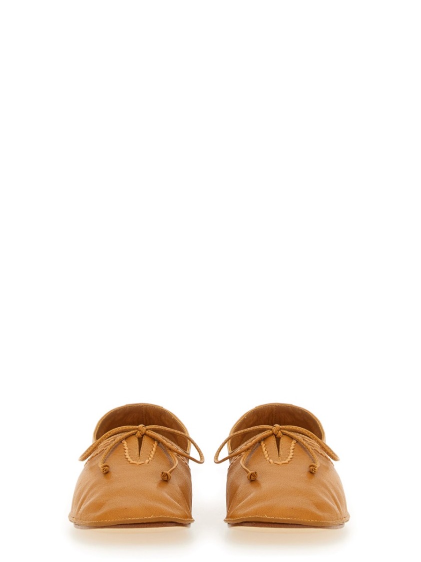 Shop Hereu "rassa" Moccasin In Orange