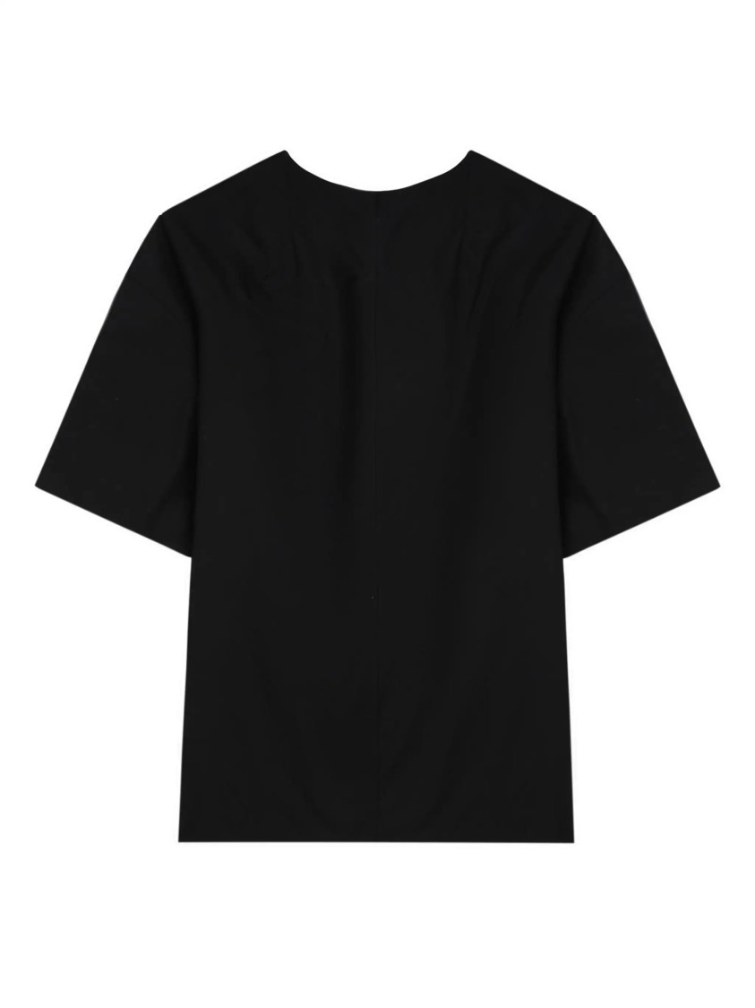 Rick Owens Relaxed Fit Short Sleeve T-shirt In Black